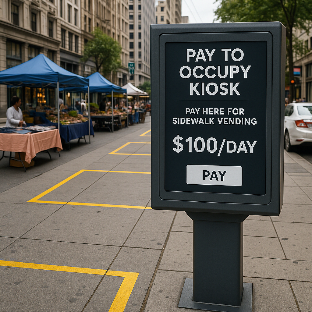 LAYR urban kiosk concept